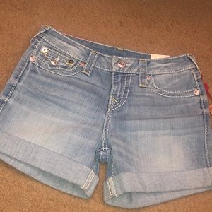 New True Religion shorts denim size 26